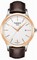Tissot Couturier White Dial Brown Leather Men's Watch T9124104601100