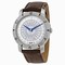Tissot Heritage Navigator Silver Dial Brown Leather Men's Watch T0786411603700
