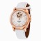 Tissot Lady Heart Powermatic 80 White Mother of Pearl Dial White Leather Ladies Watch T0502073701704