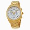 Tissot PR100 Chronograh White Dial Gold PVD Men's Watch T1014173303100