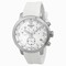 Tissot PRC 200 Chronograph White Dial White Rubber Men's Watch T0554171701700