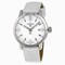 Tissot PRC 200 Quartz Silver Dial White Leather Sport Men's Watch T0554101601700