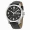 Tissot PRC200 Powermatic 80 Automatic Black Dial Black Leather Men's Watch T0554301605700