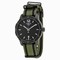 Tissot Quickster Black Dial Green and Black Nylon Men's Watch T0954103705700