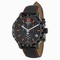 Tissot Quickster Chronograph Black Dial Black Leather Men's Watch T0954173605700