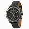 Tissot Quickster Chronograph Black Dial Black Leather Men's Watch T0954173605702