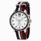 Tissot Quickster Chronograph Silver Dial Black White and Red Synthetic Band Men's Sports Watch T0954171703701