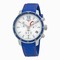 Tissot Quickster Chronograph Soccer World Cup 2014 White Dial Blue Silicone Men's Watch T0954491703700