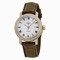 Tissot T-Classic Bridgeport Brown Leather White Dial Watch T0970072603300
