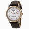 Tissot T-Classic Silver Dial Brown Leather Men's Watch T0874075603700