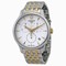 Tissot T-Classic Tradition Chronograph White Dial Two-tone Men's Watch T0636172203700