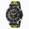 Tissot T-Race Chronograph Black Dial Black and Yellow Rubber Men's Watch T0484172705713