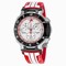 Tissot T-Race Nicky Hayden 2013 Limited Edition Chronograph White Dial Red and White Rubber Men's Watch T048.417.27.017.00