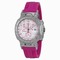 Tissot T-Race White Dial Pink Rubber Ladies Watch T0482171701701