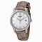 Tissot Tradition Mother of Pear Dial Grey Leather Ladies Watch T0632101711700
