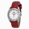 Tissot T-Trend Couturier White Dial Red Leather Ladies Watch T0352071601101