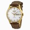 Tissot Visodate Automatic White Dial Brown Leather Men's Watch T0194303603101