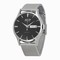 Tissot Visodate Black Dial Stainless Steel Mesh Watch T0194301105100