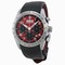 Tudor Fastrider Chronograph Red Dial Black Leather Watch 42000-RDABKLS