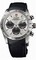 Tudor Fastrider Silver Dial Chronograph Black Leather Men's Watch 42000-SVSBKLS