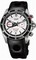 Tudor Grantour White Dial Black Leather Men's Watch 20550N-WLPL