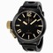 U-Boat Classico Black Ceramic Rubber Automatic Men's Watch 1216