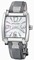 Ulysse Nardin Caprice Automatic Mother of Pearl Dial Diamond Lug Grey Leather Ladies Watch 13391H-691