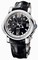 Ulysse Nardin GMT Perpetual Black DIal 18kt White Gold Black Leather Men's Watch 320-60-32
