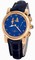 Ulysse Nardin Hour Striker Blue Dial 18kt Rose Gold Blue Leather Men's Watch 6106-103-E3