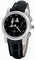 Ulysse Nardin Hourstriker Black Dial Platinum Black Leather Men's Watch 6109-103-E2