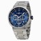 Ulysse Nardin Marine Chronograph Metallic Blue Dial Stainless Steel Men's Watch 1503-150-7M-63