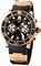 Ulysse Nardin Maxi Marine Diver Chronograph Black Dial 18 Carat Rose Gold Case Men's Automatic Watch 8006-102-3a/92