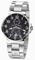 Ulysse Nardine Maxi Marine Chronometer Black Dial Stainless Steel Men's Watch 263-66-7-62