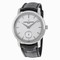 Vacheron Constantin Traditionnelle Silver Dial Black Leather Men's Watch 82172000G-9383