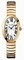 Cartier Baignoire Silver Dial 18 kt Rose Gold Ladies Watch W8000005