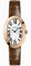 Cartier Baignoire Silver Dial 18 kt Rose Gold Ladies Watch W8000007