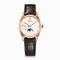 Zenith Captain Ultra Thin Moonphase Opaline Dial 18kt Rose Gold Ladies Watch 18231169203C498