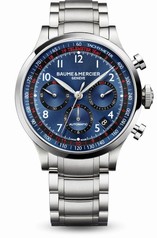 Baume & Mercier Capeland Chronograph 44 Blue / Bracelet (10066)