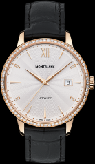 Montblanc Heritage Spirit Date Automatic 39mm Red Gold Guilloche Diamond (113706)