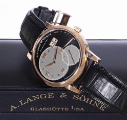 A. Lange & Sohne Grand Lange 1 Pink Gold / Black & Grey (115.031)