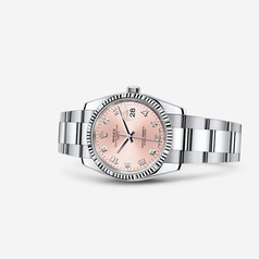 Rolex Oyster Perpetual Date 34 Fluted Pink (115234-0009)