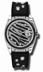 Rolex Diamond and Black Sapphire Mens Watch 116199