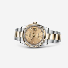 Rolex Datejust 36 Rolesor Fluted Oyster Champagne (116233-0172)