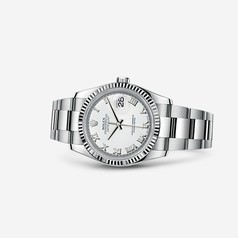 Rolex Datejust 36 Fluted Oyster White Roman (116234-0090)