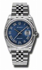 Rolex Datejust Blue Dial Automatic Stainless Steel Watch 116234BLJRJ