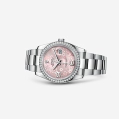 Rolex Datejust 36 Diamond Oyster Pink Floral (116244-0007)