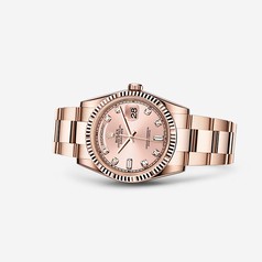 Rolex Day-Date 36 Everose Fluted Oyster Pink Diamonds (118235f-0058)
