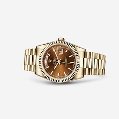 Rolex Day-Date 36 Yellow Gold Fluted President Green (118238-0418)