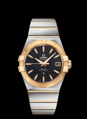 Omega Constellation Co-Axial 38mm Two Tone / Black (123.20.38.21.01.002)