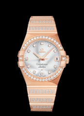 Omega Constellation Co-Axial 38mm Red Gold / Diamond (123.55.38.21.52.005)